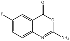 2-AMINO-6-FLUORO-4H-BENZO[D][1,3]OXAZIN-4-ONE,885271-58-9,结构式