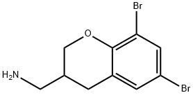 (6,8-DIBROMO-CHROMAN-3-YL)-METHYLAMINE,885271-59-0,结构式