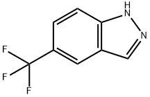 5-(トリフルオロメチル)-1H-インダゾール 化学構造式