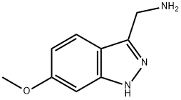 6-METHOXY-1H-INDAZOL-3-YL-METHYLAMINE Struktur