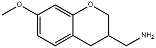 (7-METHOXY-CHROMAN-3-YL)-METHYLAMINE Struktur
