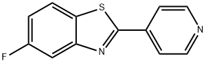 5-FLUORO-2-(PYRIDIN-4-YL)BENZO[D]THIAZOLE 化学構造式