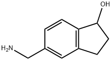 5-(AMINOMETHYL)-2,3-DIHYDRO-1H-INDEN-1-OL,885272-06-0,结构式