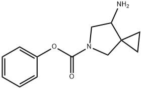 PHENYL 7-AMINO-5-AZASPIRO[2.4]HEPTANE-5-CARBOXYLATE 结构式