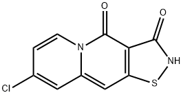 8-氯-2H-异噻唑并[5,4-B]喹嗪-3,4-二酮, 885272-29-7, 结构式