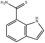 1H-INDOLE-7-CARBOTHIOIC ACID AMIDE Structure