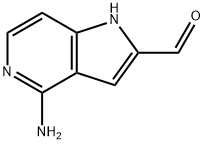 4-氨基-5-氮杂吲哚-2-甲醛,885272-36-6,结构式