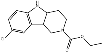 8-CHLORO-1,3,4,4A,5,9B-HEXAHYDRO-PYRIDO[4,3-B]INDOLE-2-CARBOXYLICACID에틸에스테르