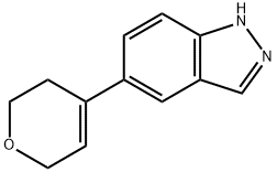 5-(3,6-DIHYDRO-2H-PYRAN-4-YL)-1H-INDAZOLE,885272-68-4,结构式