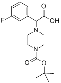 885272-91-3 2-(4-BOC-哌嗪)-2-(3-氟苯基)乙酸