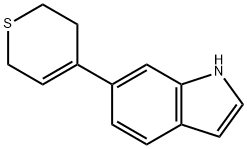 6-(3,6-DIHYDRO-2H-THIOPYRAN-4-YL)-1H-INDOLE Structure