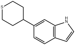 6-(TETRAHYDRO-THIOPYRAN-4-YL)-1H-INDOLE Structure