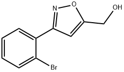 3-(2-溴苯基)-5-异噁唑甲醇,885273-13-2,结构式