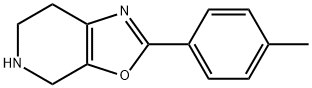 2-P-Tolyl-4,5,6,7-Tetrahydro-Oxazolo[5,4-C]Pyridine 化学構造式