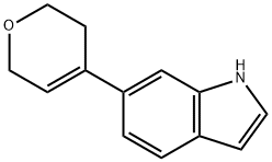 6-(3,6-DIHYDRO-2H-PYRAN-4-YL)-1H-INDOLE Struktur