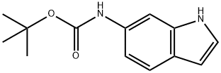 6-BOC-氨基-1H-吲哚,885273-73-4,结构式