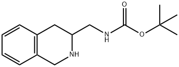 3-BOC-胺甲基-四氢异喹啉,885273-85-8,结构式