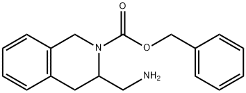 3-AMINOMETHYL-2-CBZ-1,2,3,4-TETRAHYDRO-ISOQUINOLINE Struktur
