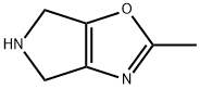 2-METHYL-5,6-DIHYDRO-4H-PYRROLO[3,4-D]OXAZOLE Struktur