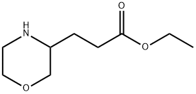 3-Morpholin-3-yl-propionic acid ethyl ester Struktur