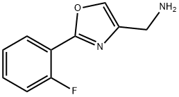 2-(2-FLUORO-PHENYL)-OXAZOL-4-YL-METHYLAMINE Struktur