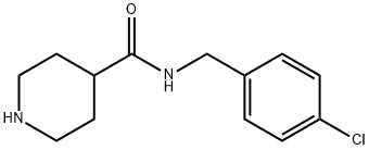 4-(4-氯苯乙酰胺)哌啶, 885274-77-1, 结构式