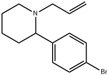 1-ALLYL-2-(4-BROMO-PHENYL)-PIPERIDINE 化学構造式