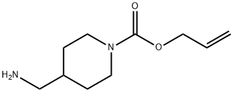 4-AMINOMETHYL-PIPERIDINE-1-CARBOXYLIC ACID ALLYL ESTER 化学構造式