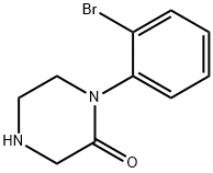 1-(2-BROMO-PHENYL)-PIPERAZIN-2-ONE Structure