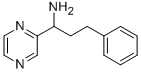 3-苯基-1-(吡嗪-2-基)丙-1-胺, 885275-26-3, 结构式