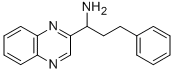 3-PHENYL-1-QUINOXALIN-2-YL-PROPYLAMINE 化学構造式