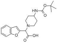 벤조푸란-2-일-(4-tert-부톡시카르보닐아미노-피페리딘-1-일)-아세트산