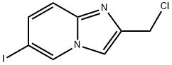 2-(氯甲基)-6-碘咪唑并[1,2-A]吡啶 结构式