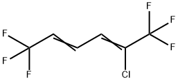 2-Chloro-1,1,1,6,6,6-hexafluorohexa-2,4-diene,885276-10-8,结构式