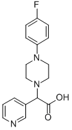 [4-(4-FLUORO-PHENYL)-PIPERAZIN-1-YL]-PYRIDIN-3-YL-ACETIC ACID Structure