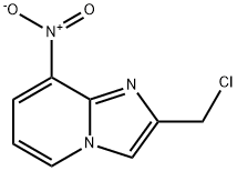 2-(CHLOROMETHYL)-8-NITROIMIDAZO[1,2-A]PYRIDINE Structure