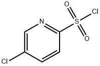 5-CHLORO-PYRIDINE-2-SULFONYL CHLORIDE Struktur