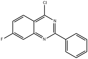 QUINAZOLINE, 4-CHLORO-7-FLUORO-2-PHENYL-|4-氯-7-氟-2-苯基喹唑啉