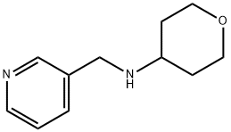 PYRIDIN-3-YLMETHYL-(TETRAHYDRO-PYRAN-4-YL)-AMINE Struktur