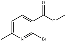 2-BROMO-6-METHYL-NICOTINIC ACID METHYL ESTER Struktur