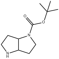 1-BOC-六氢-吡咯并[3,2-B]吡咯 结构式