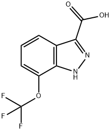 7-TRIFLUOROMETHOXY-1H-INDAZOLE-3-CARBOXYLIC ACID|7-三氟甲氧基-3-吲唑甲酸