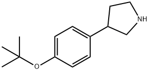 3-(4-TERT-BUTOXY-PHENYL)-PYRROLIDINE Structure