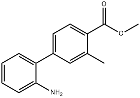 2'-AMINO-3-METHYL-BIPHENYL-4-CARBOXYLIC ACID METHYL ESTER 化学構造式