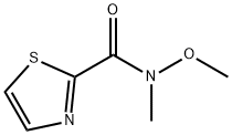 N-甲氧基-N-甲基噻唑-2-甲酰胺,885278-18-2,结构式