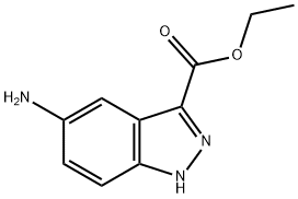 ETHYL 5-AMINO-1H-INDAZOLE-3-CARBOXYLATE Struktur