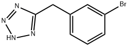 5-(3-BROMO-BENZYL)-2H-TETRAZOLE Struktur