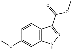 6-甲氧基-1H-吲唑-3-羧酸甲酯,885278-53-5,结构式