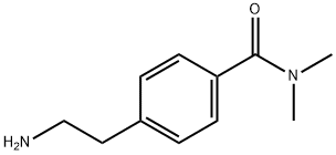 4-(2-氨基乙基)-N,N-二甲基苯甲酰胺,885278-68-2,结构式