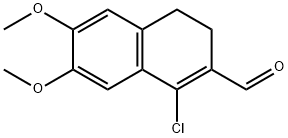 1-CHLORO-6,7-DIMETHOXY-3,4-DIHYDRO-NAPHTHALENE-2-CARBALDEHYDE Structure